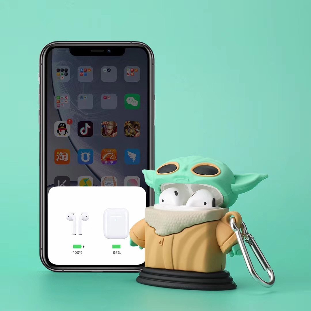 Baby Yoda 3D Airpods Case