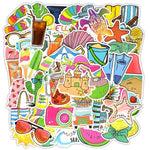 Sunlight Beach Hawaii Stickers