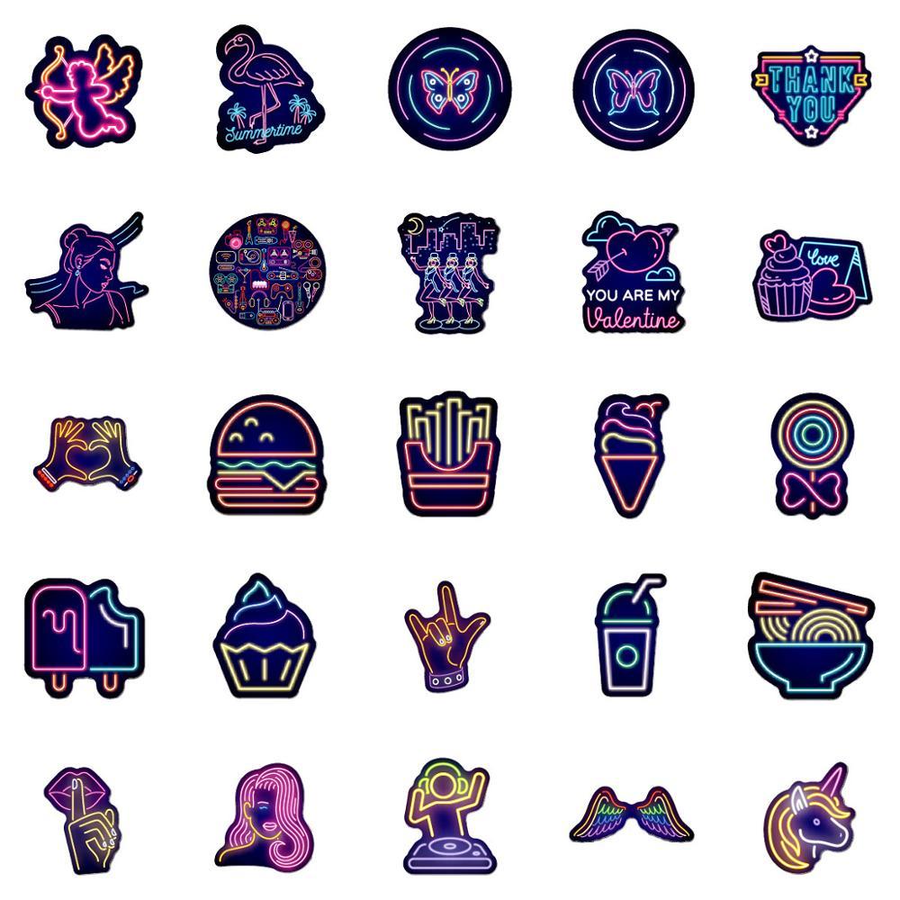 Neon Light Gifts Stickers