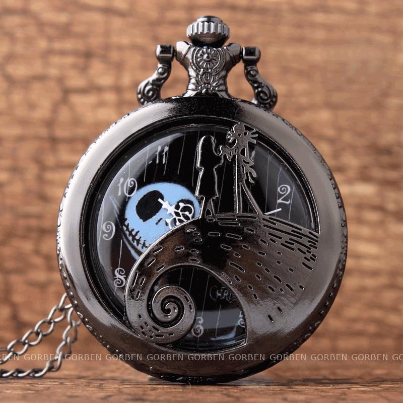 Jack Skellington Love Sally Pocket Watch