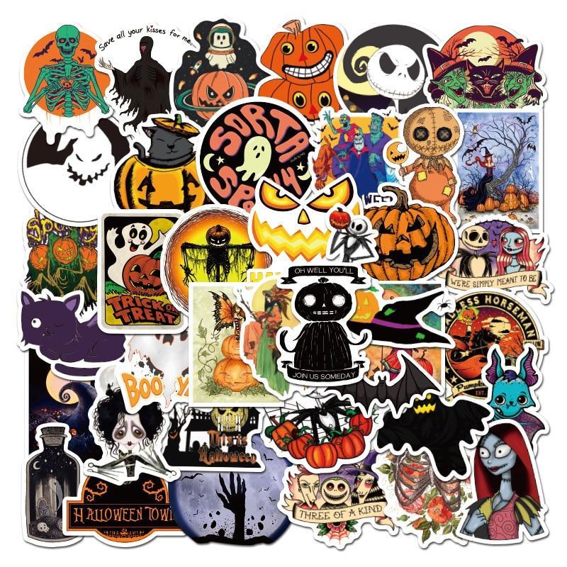 Jack Skellington Halloween Love Stickers