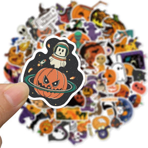 Jack Skellington Pumpkin Stickers