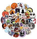 Jack Skellington Halloween Horror Skull Combo Stickers