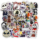 Jack Skellington Halloween Horror Skull Combo Stickers