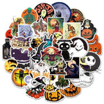 Jack Skellington Halloween Horror Skull Combo Stickers