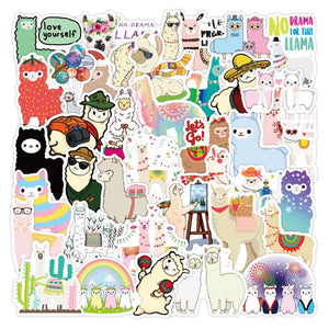 Alpaca Llama Camel Sheep Stickers