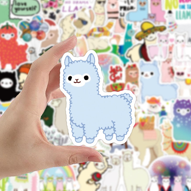 Alpaca Llama Camel Sheep Stickers