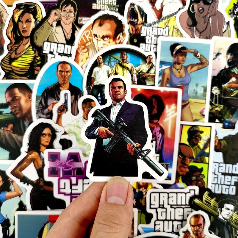 Grand Theft Auto V Game Stickers