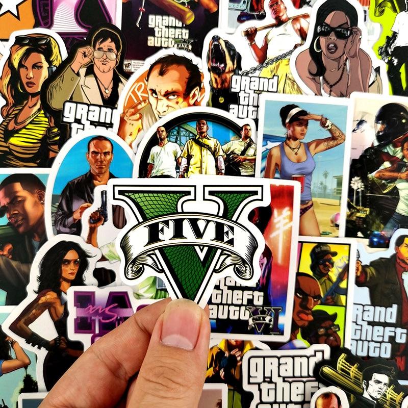 Grand Theft Auto V Game Stickers