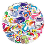 Magic Twisty Worm Stickers