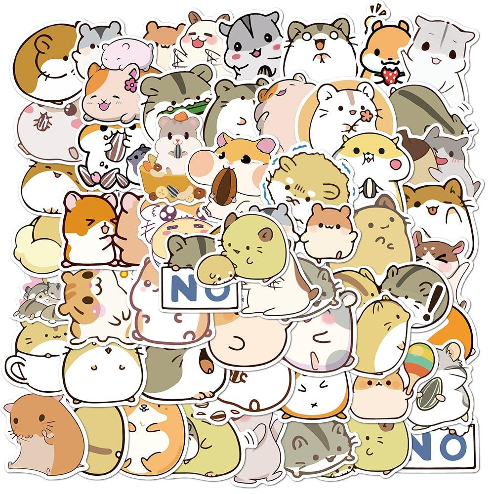 Hamster Kawaii Stickers