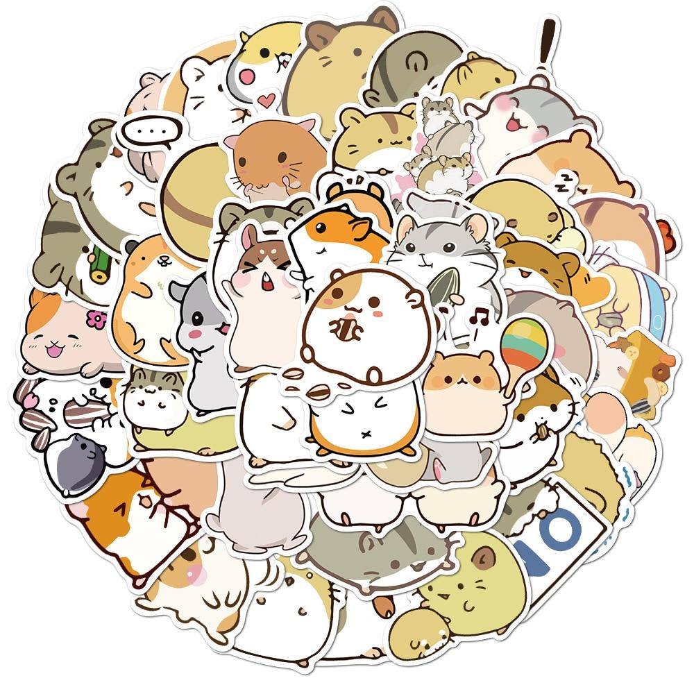 Hamster Kawaii Stickers