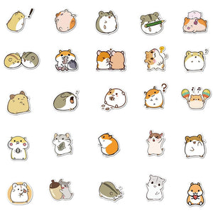 Hamster Kawaii Stickers