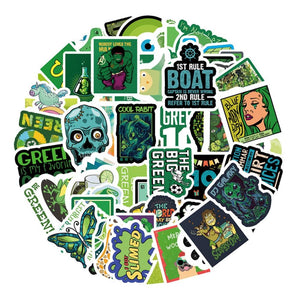 Green Small Fresh VSCO Stickers