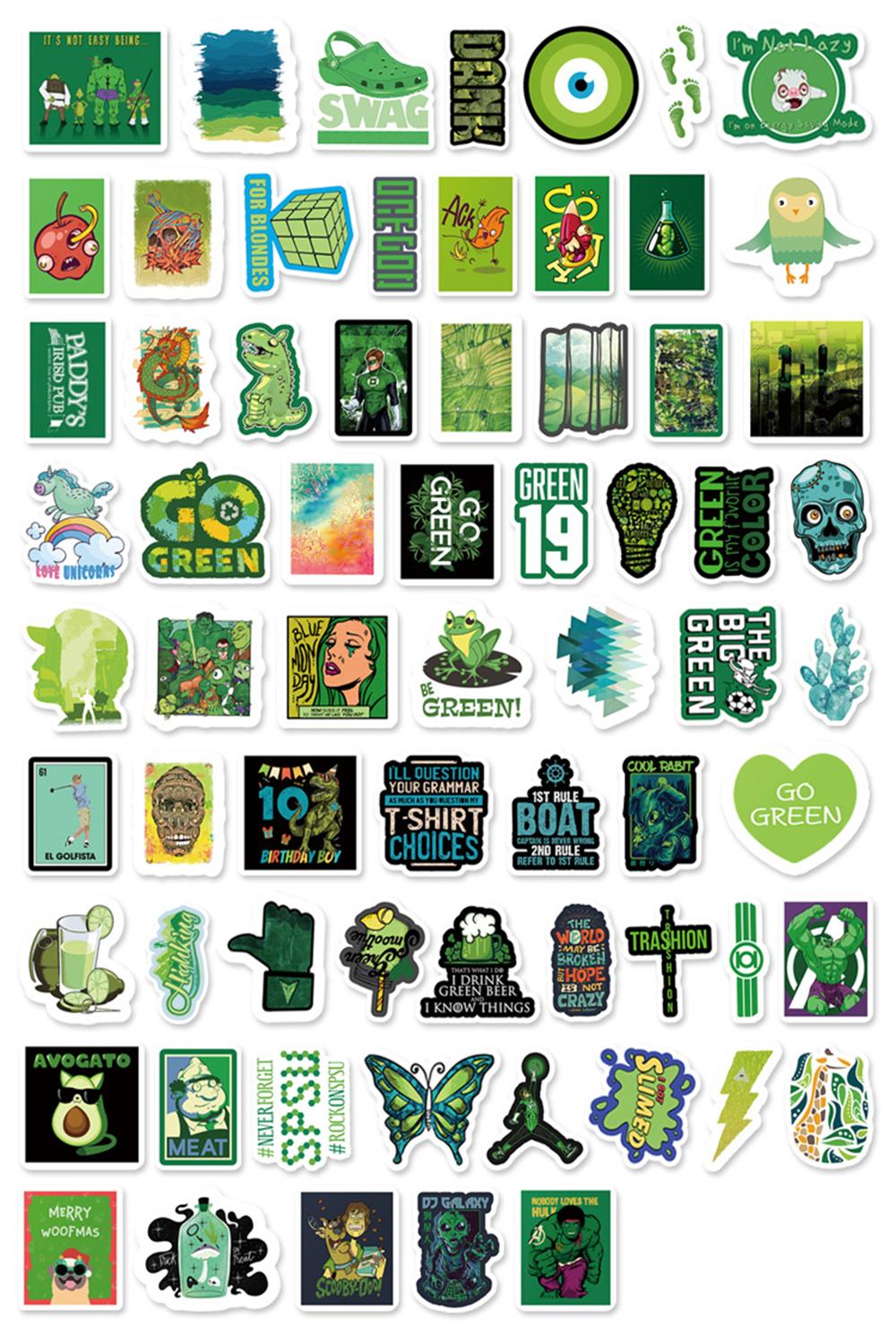 Green Small Fresh VSCO Stickers