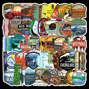 National Park Stickers