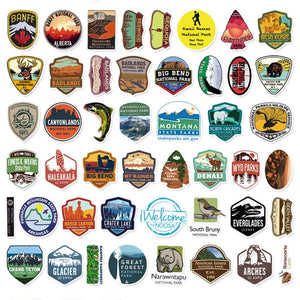 National Park Stickers