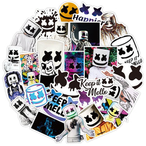 Marshmello Graffiti Stickers