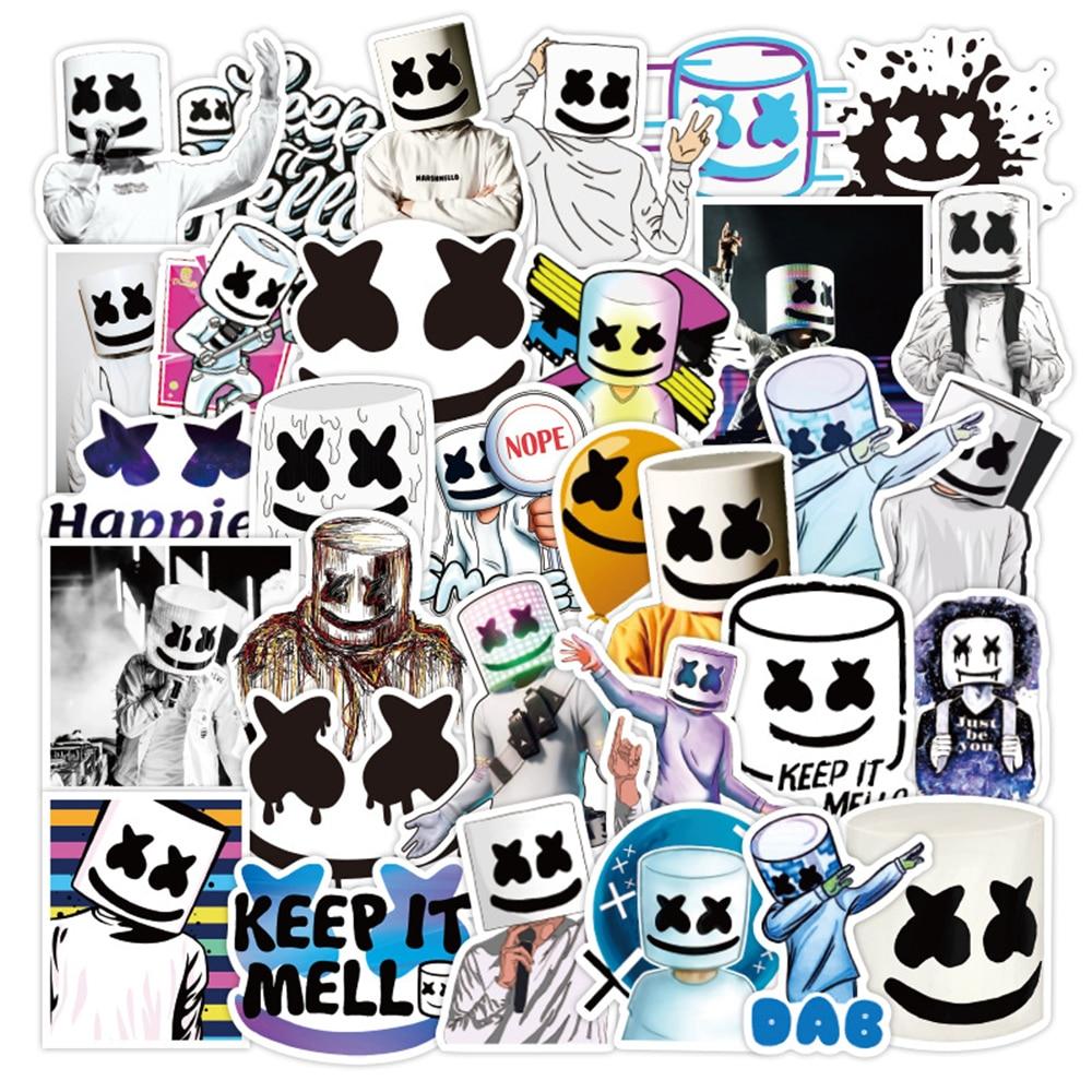 Marshmello Graffiti Stickers