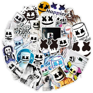 Marshmello Graffiti Stickers