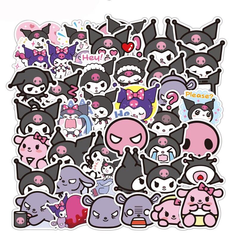 Kuromi Cute Anime Stickers