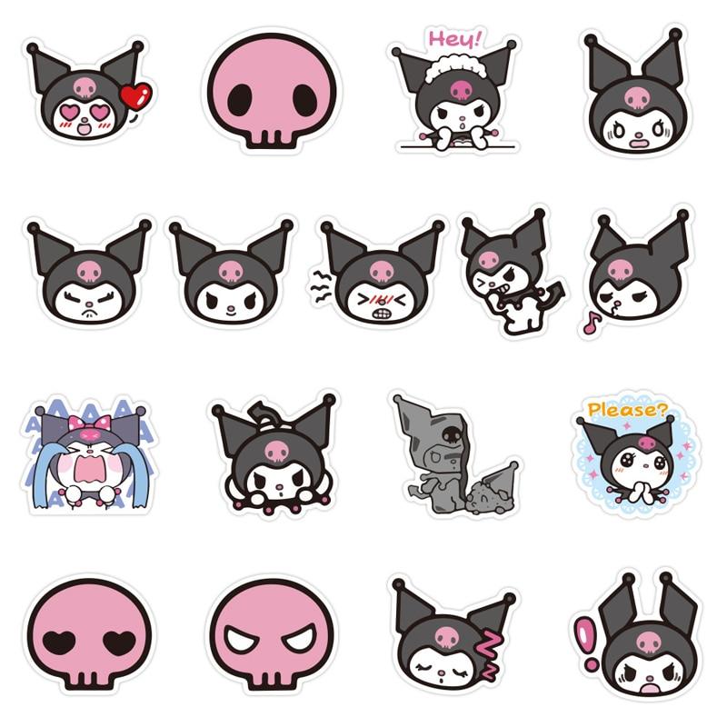 Kuromi Cute Anime Stickers