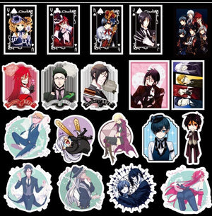 Black Deacon Anime Stickers