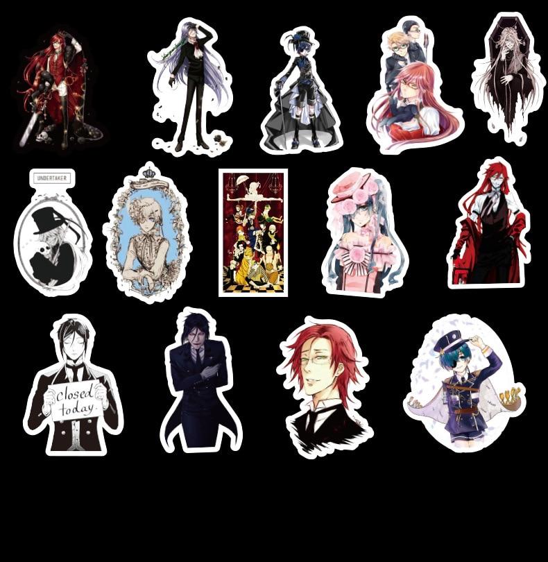 Black Deacon Anime Stickers