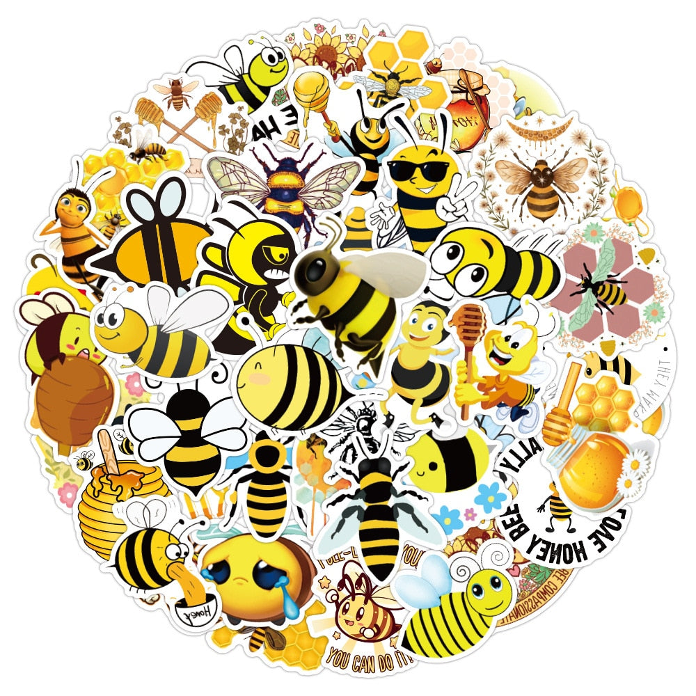 Honey Bee Stickers