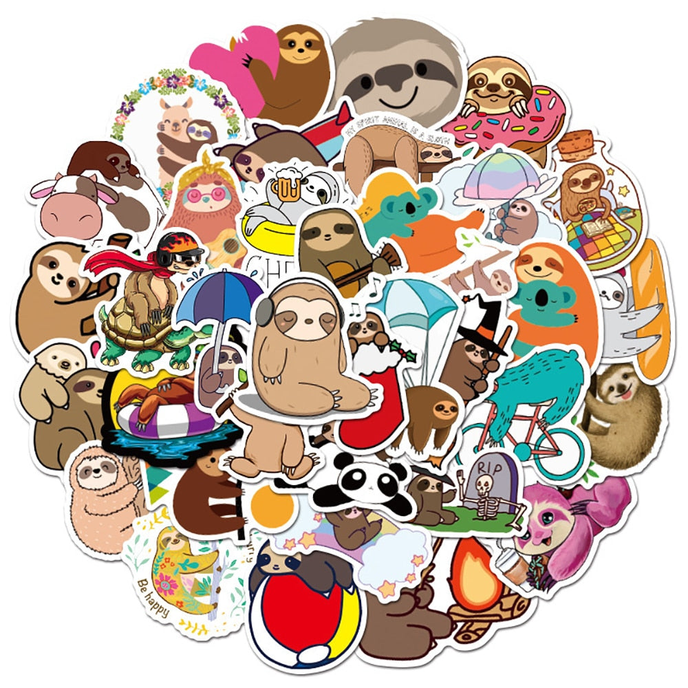 Sloth Love Stickers