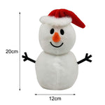 Santa Claus Snowman Reversible Plush Toy