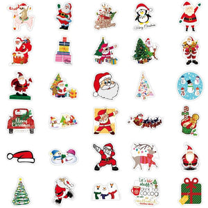 Santa Claus Christmas Stickers