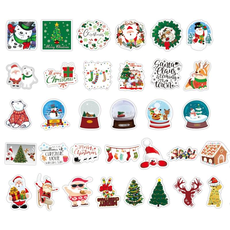 Santa Claus Christmas Stickers