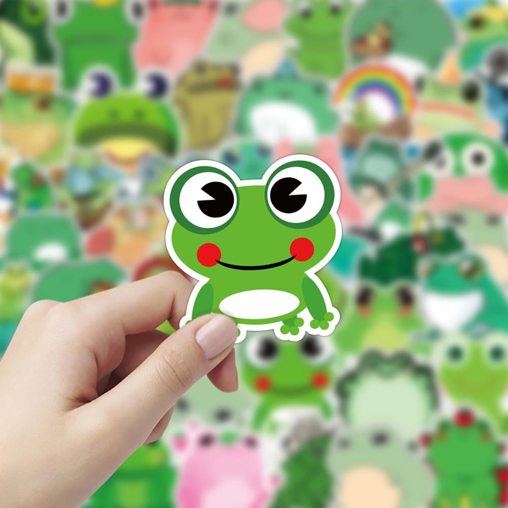 Green Frog Stickers