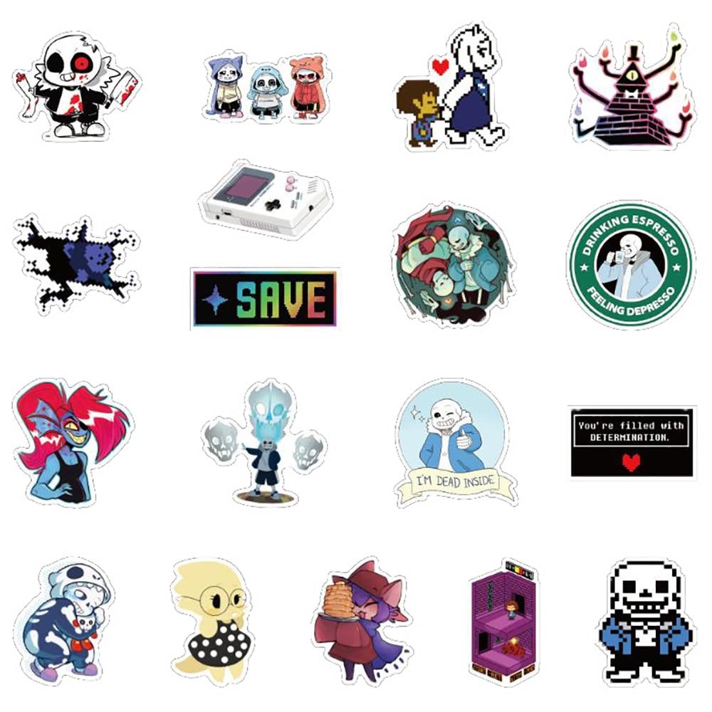 Ghost Undertale Game Stickers