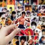 Bruce Lee Kung Fu Star Stickers