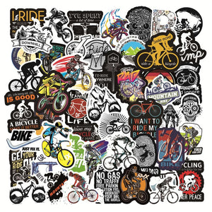 Biker Mountain Stickers