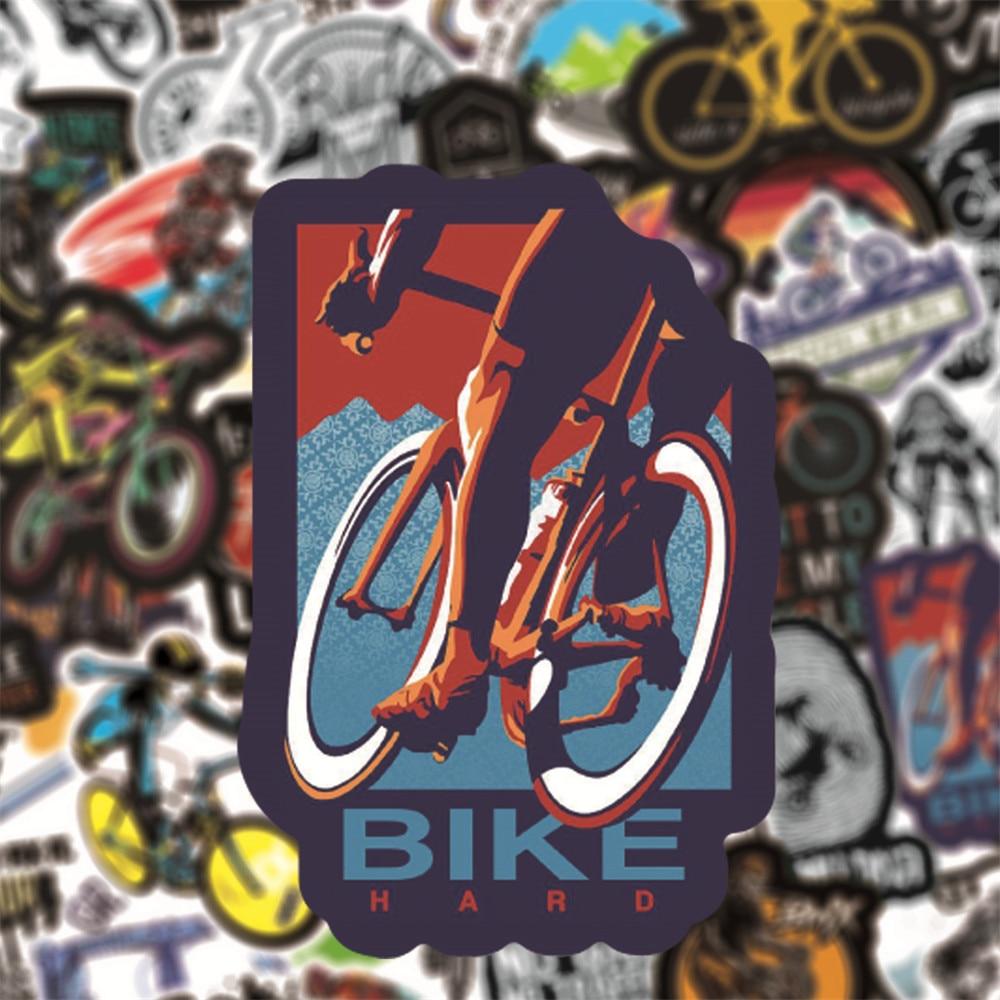 Biker Mountain Stickers