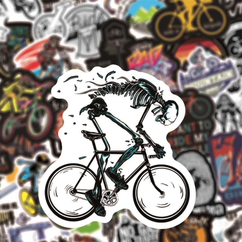 Biker Mountain Stickers