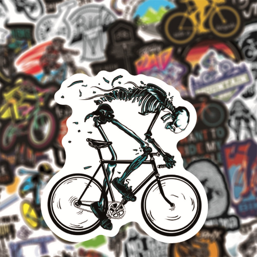 Mountain Biking Stickers