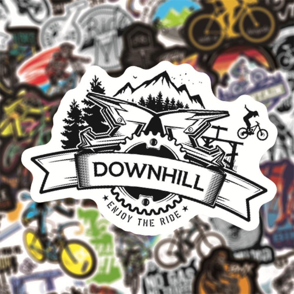 Biker Mountain Stickers