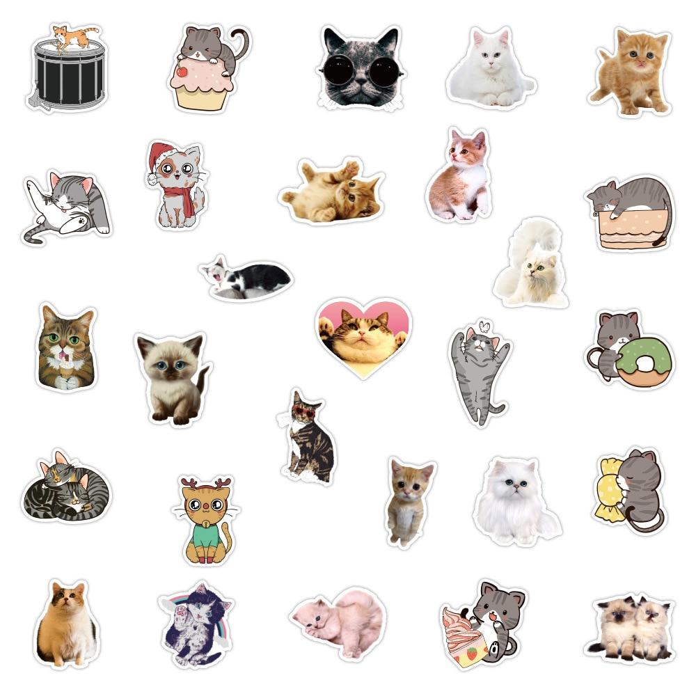 Cat World Cute Stickers