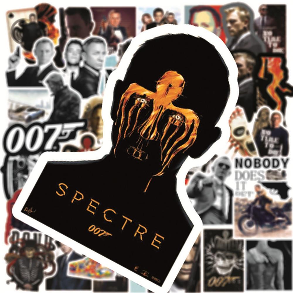 James Bond 007 Movie Stickers