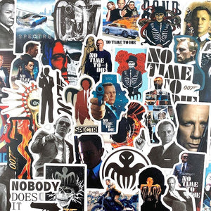 007 James Bond Stickers