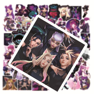 KDA LOL Game Stickers