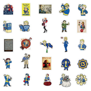 Fallout Game Stickers