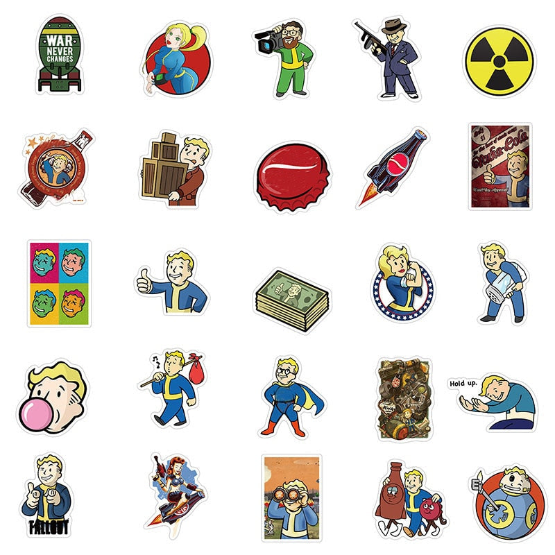 Fallout Game Stickers