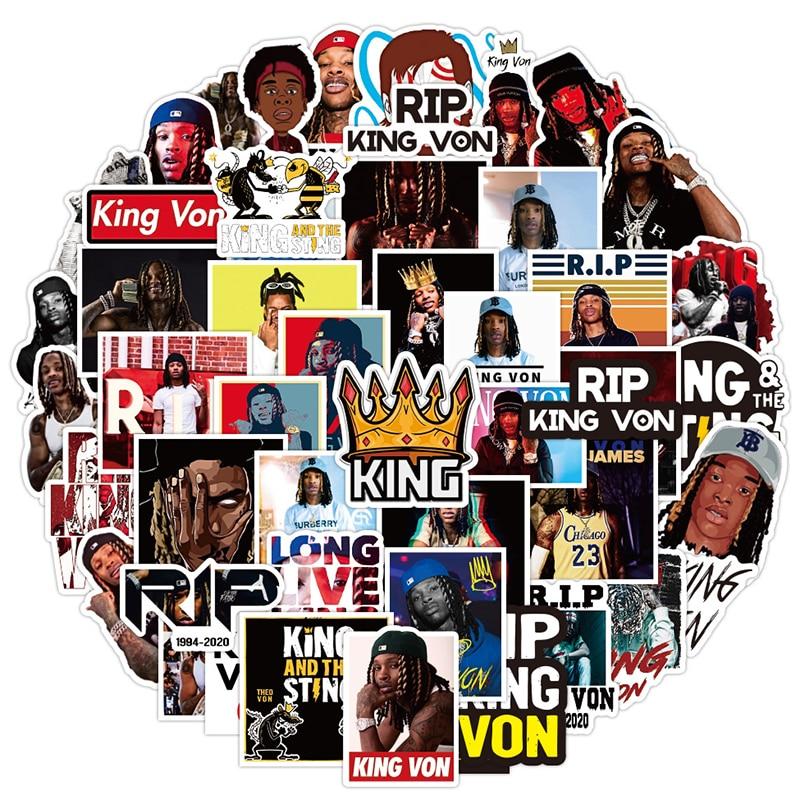 Rapper KING VON Stickers