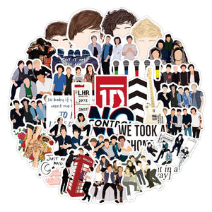 No Repeating One Direction Band Stickers