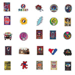 Grateful Dead Rock Band Stickers